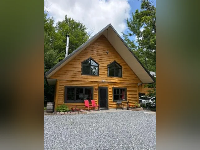 Chalet en bois rond