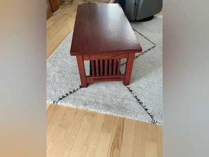 Table de salon en merisier thumbnail 2