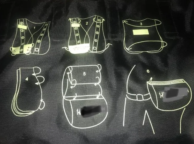 VESTE 21 LED CLIGNOTANTE INTENSE ont coûté 129$us, AUBAINE 79$/1 699$/10 ou 1499$/25 thumbnail 8