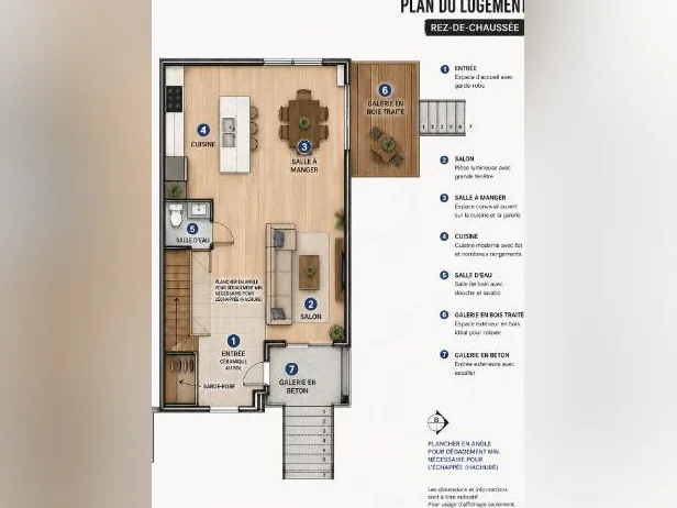 Logement 4 1/2 luxueux style semi-détachée Bellefeuille (Saint-Jérôme) thumbnail 3