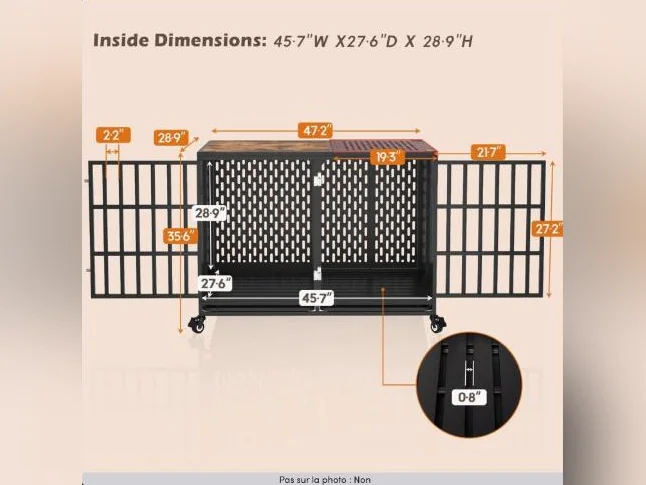 Cages-meubles XL comme neuf thumbnail 2
