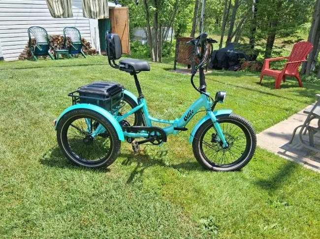 Vélo assistance électrique 3 roues neuf pliable thumbnail 2