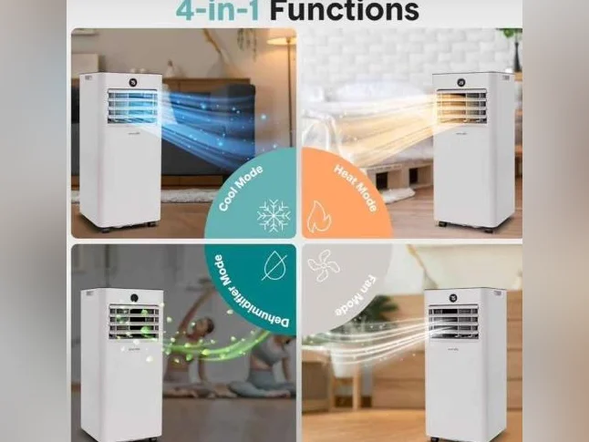 ❄️ Climatiseur portable 8000 BTU SereneLife 4-en-1 WiFi 🔥🌬️ thumbnail 4