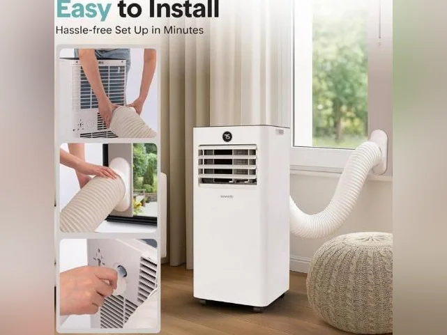 ❄️ Climatiseur portable 8000 BTU SereneLife 4-en-1 WiFi 🔥🌬️ thumbnail 3