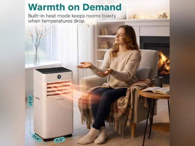 ❄️ Climatiseur portable 8000 BTU SereneLife 4-en-1 WiFi 🔥🌬️ thumbnail 5