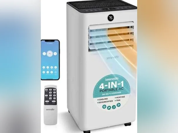 ❄️ Climatiseur portable 8000 BTU SereneLife 4-en-1 WiFi 🔥🌬️