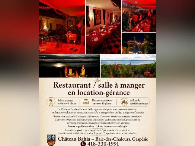 Opportunité de location-gérance - restaurant du Château Bahia thumbnail 8
