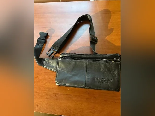 Porte feuilles Banane en cuir véritable
