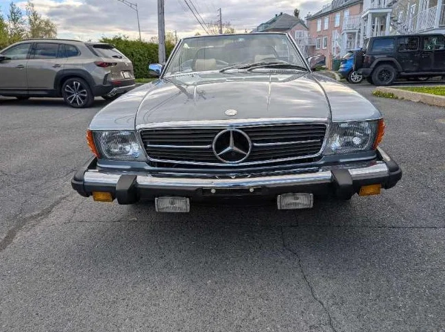 Mercedes 380 SL 1981 Cabriolet | Cuir, automatique, 2 toits thumbnail 4