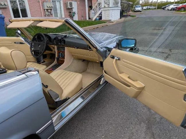 Mercedes 380 SL 1981 Cabriolet | Cuir, automatique, 2 toits thumbnail 9