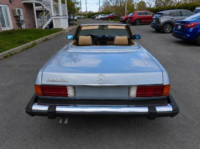 Mercedes 380 SL 1981 Cabriolet | Cuir, automatique, 2 toits thumbnail 5