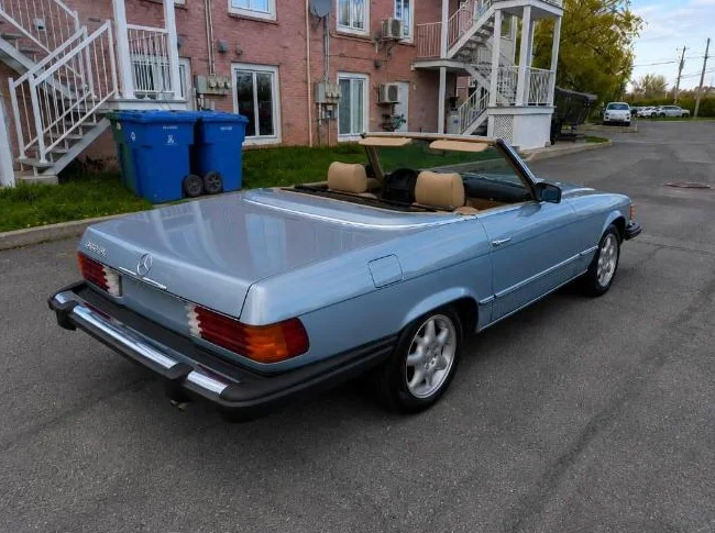 Mercedes 380 SL 1981 Cabriolet | Cuir, automatique, 2 toits thumbnail 3