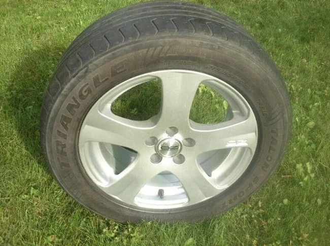 4x OZ Racing "5 Star" HyperSilver (16x7"/ 5x100mm) Made in Italy thumbnail 8