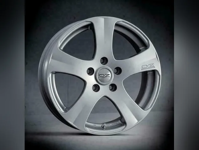 4x OZ Racing "5 Star" HyperSilver (16x7"/ 5x100mm) Made in Italy