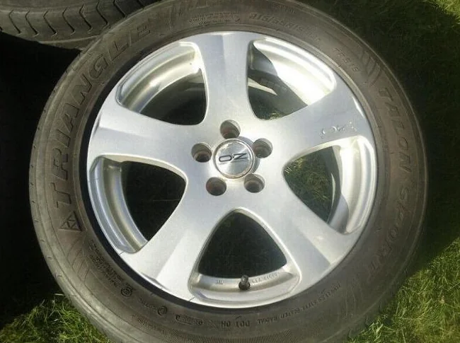 4x OZ Racing "5 Star" HyperSilver (16x7"/ 5x100mm) Made in Italy thumbnail 7