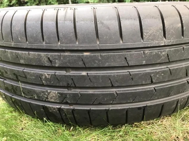 4x Mazda 17” mag 5x114.3 + 205/50R17 All season performance tire thumbnail 4
