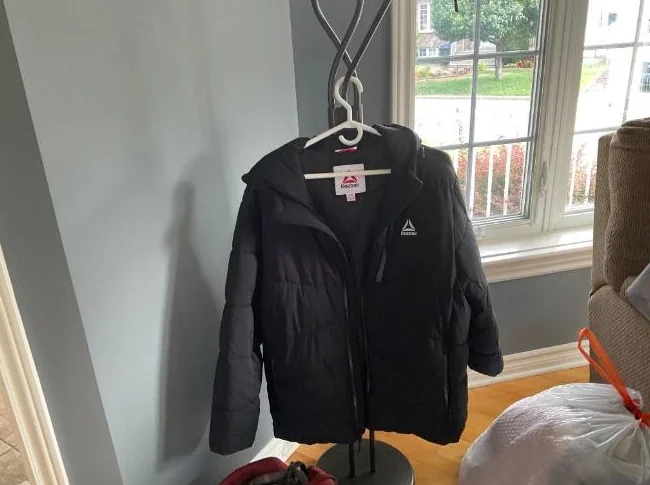 Manteau hiver homme reebok large noir