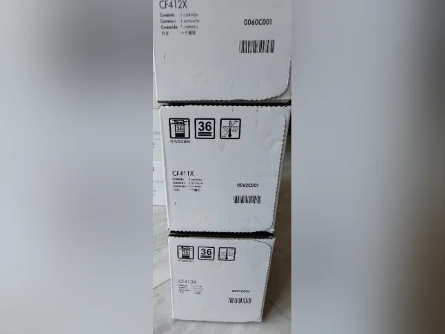 HP original toners HP 410X - CF411X - CF412X - CF413X (NEW/NEUF) thumbnail 2