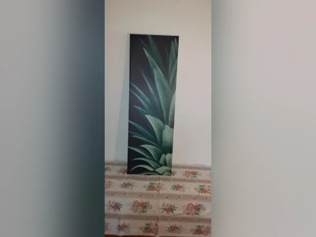 1 Cadre toile feuillage couleur vert et noir thumbnail 2