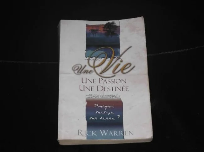 Un livre : Une vie, une passion et une destinée