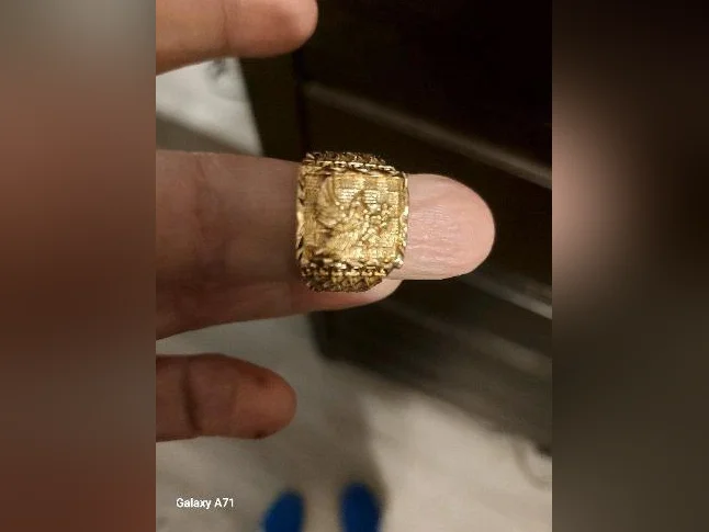 Bague homme 14 karat