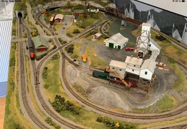 Maquette , layout N scale , 1/160 DCC complet + 3 loco thumbnail 6
