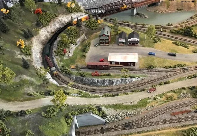 Maquette , layout N scale , 1/160 DCC complet + 3 loco thumbnail 2