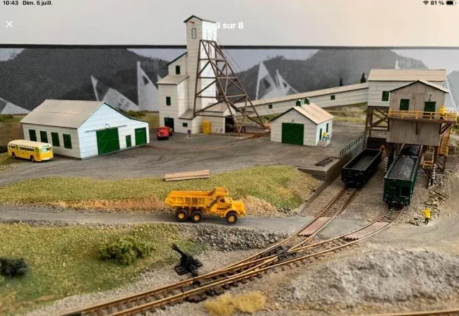 Maquette , layout N scale , 1/160 DCC complet + 3 loco thumbnail 8