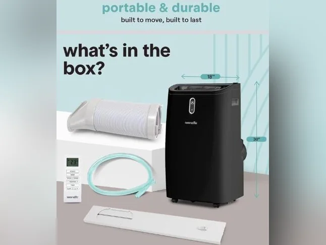 📣 Climatiseur portable SereneLife 12000 BTU neuf ❄️ thumbnail 7