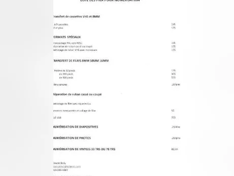 NUMÉRISATION-TRANSFERT AUDIO ET VIDÉO thumbnail 3