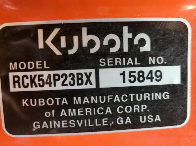 Tondeuse Kubota Neuf thumbnail 2