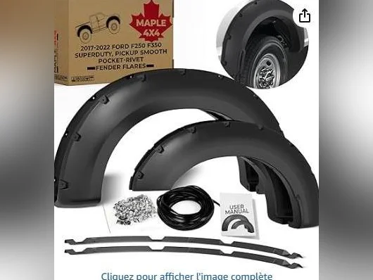 Contour d'aile pour F-250/350 année 2017-2022 neuve. Valeur de 290.00 + Tx