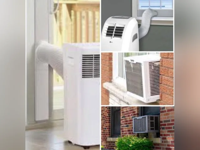 installation climatiseur,air climatisé,portatif sur roulette thumbnail 8