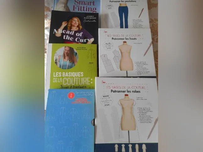 Livres de couture: Patrons et Ajustement ensemble de 7 livres