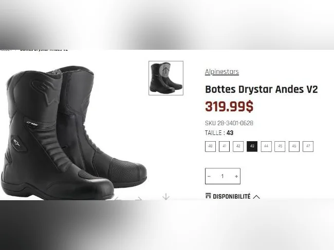 Bottes Alpinestar thumbnail 3