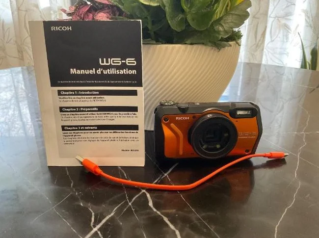 Caméra Ricoh WG-6 avec GPS intégré