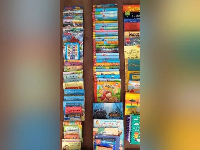 80 livres d’histoires enfants, idéal garderie, tablette parlante avec livres, livres à colorier etc  (voir descriptions) thumbnail 6