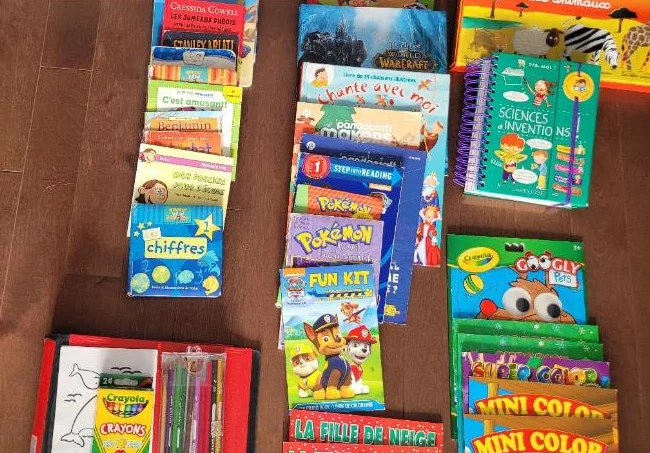 80 livres d’histoires enfants, idéal garderie, tablette parlante avec livres, livres à colorier etc  (voir descriptions) thumbnail 4