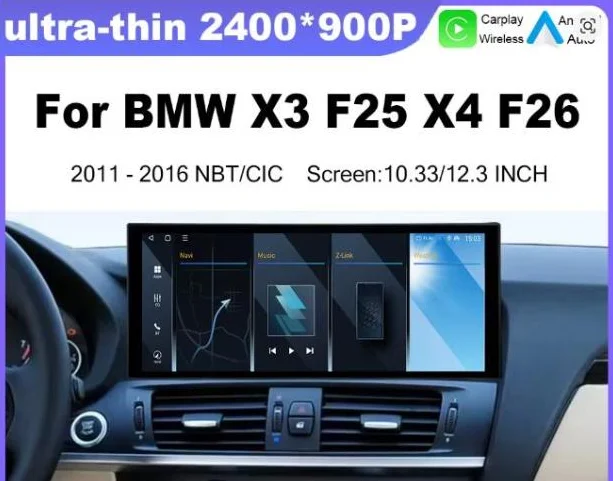 ÉCRAN ANDROID TOUCHSCREEN BMW X3, X4 - NEUF DANS BOITE thumbnail 2