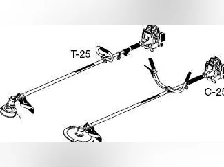Recherche Shindaiwa C25 / T25 pour les pièces