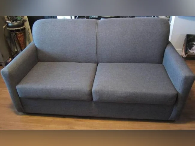 Sofa-lit double gris