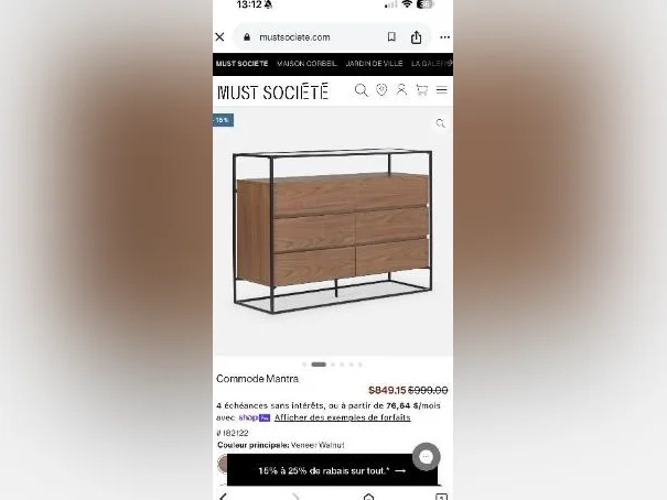 Commode 6 tiroirs - MUST Société thumbnail 10