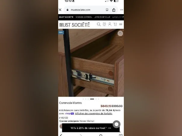 Commode 6 tiroirs - MUST Société thumbnail 9