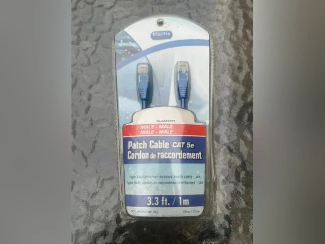Patch Cable CAT 5e, Cordon de raccordement