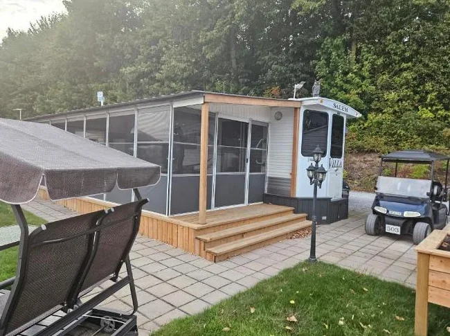 Roulotte de parc 40 pi avec extension