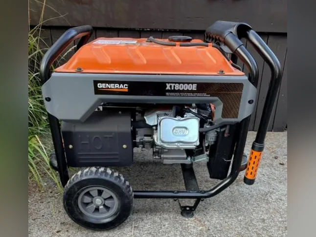 Génératrice à essence Generac XT8000E – 8000W/10000W – Seulement 28h d'utilisation