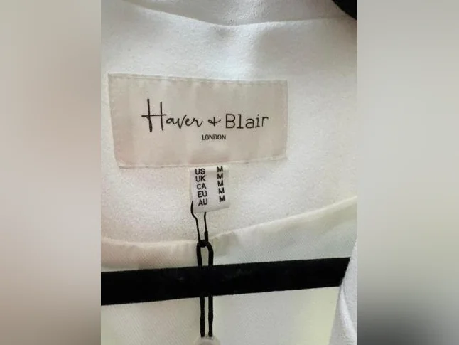 Blazer blanc thumbnail 2