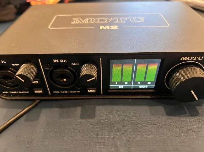 Motu M2 Audio Interface