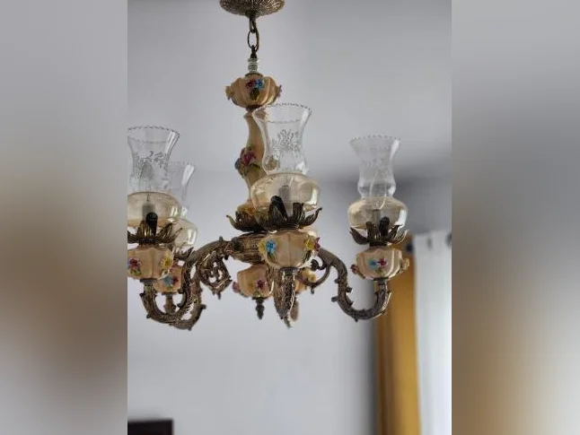 Lustre ancien très rare thumbnail 2