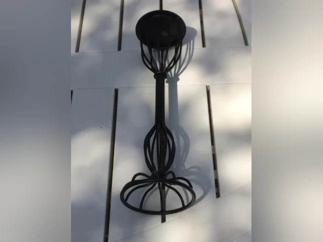 PAIRE DE CHANDELIERS POUR CHANDELLE / CANDLESTICK PAIR thumbnail 3